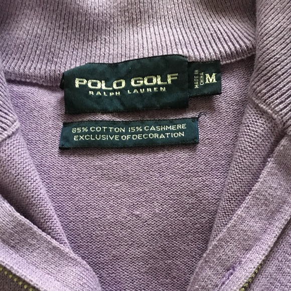 Polo Golf Ralph Lauren 1/4 Zip Sweater - Picture 2 of 7